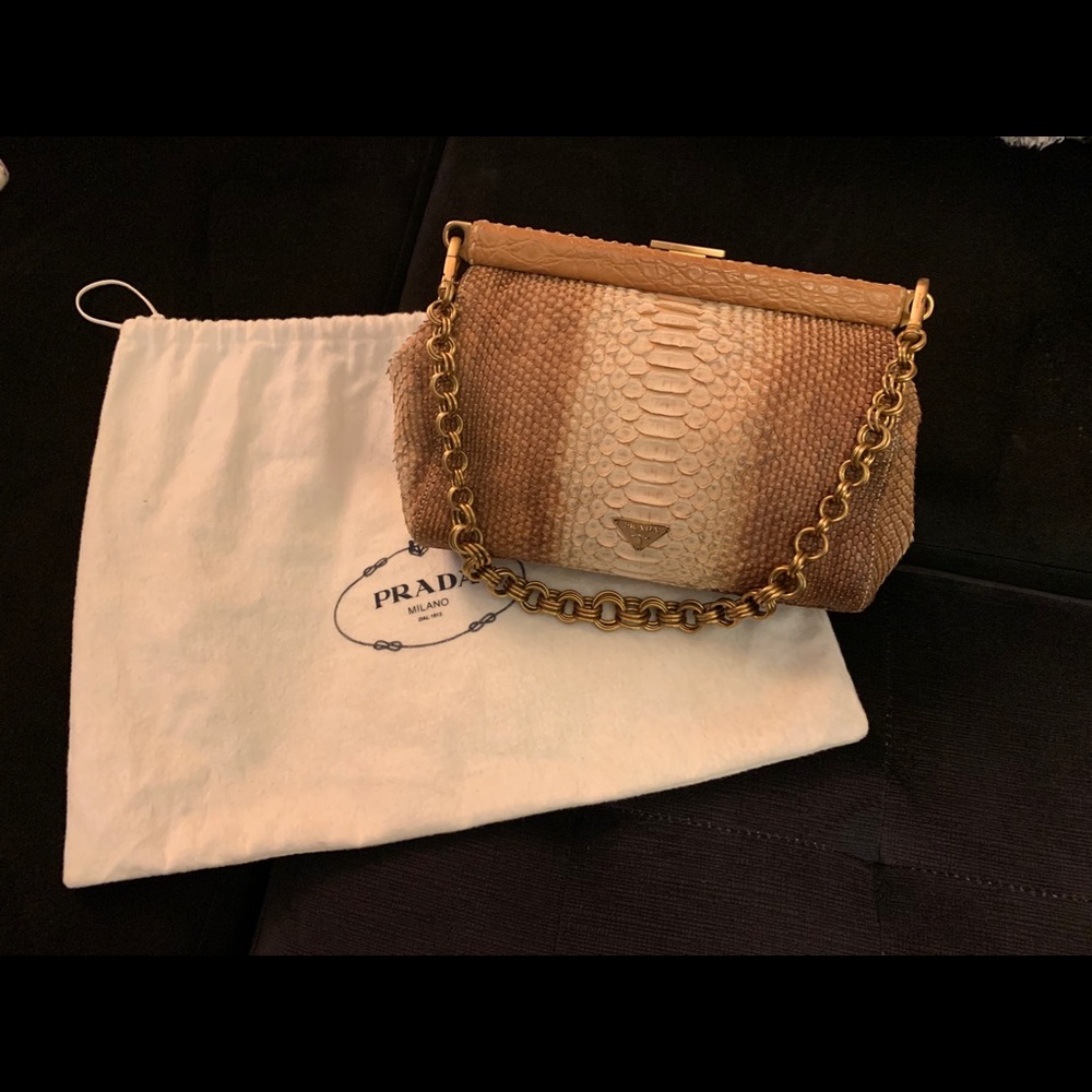 👜 PRADA PITONE CERNIERA BAG 👜